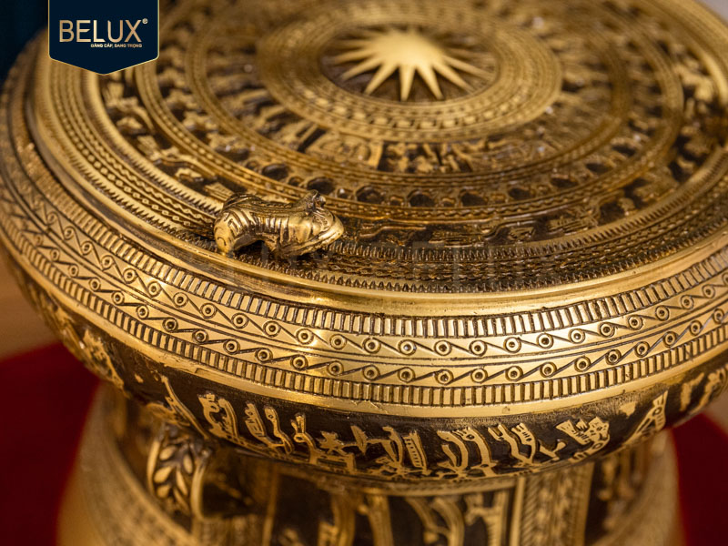 Quả Trống đồng lưu niệm các kích thước